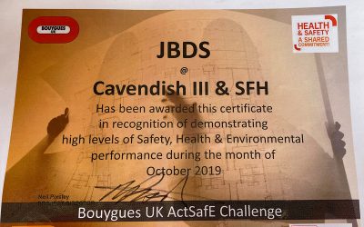 JBDS Awarded Health and Safety Award